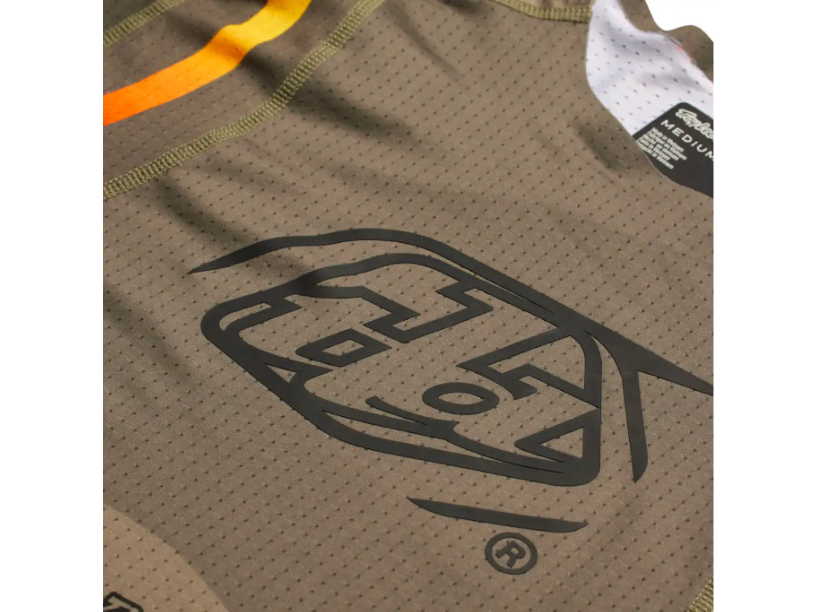 Troy Lee Designs Sprint Ultra męska koszulka z długim rękawem Pinned Olive