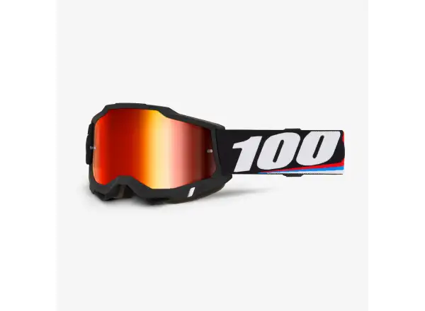100% Accuri 2 gogle zjazdowe Magnus/Red Mirror Lens