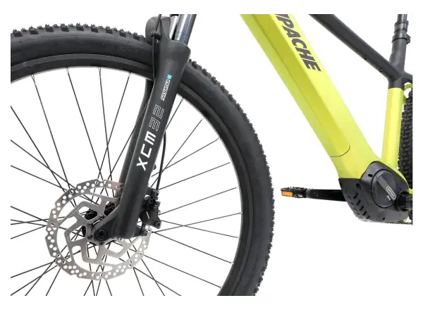 Apache Hawk 1 MX 720 Wh górski rower elektryczny fluo żółta