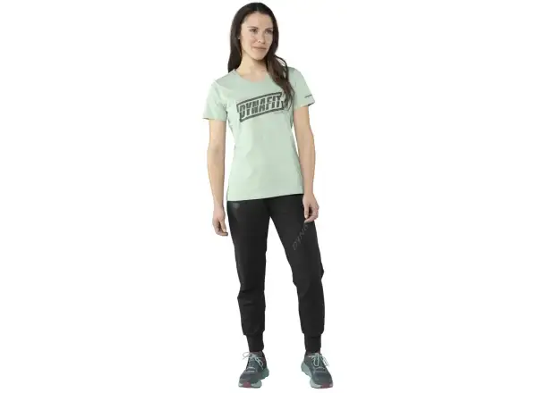 Dynafit Graphic Cotton damski t-shirt krótki rękaw Jadelite/Tabloid