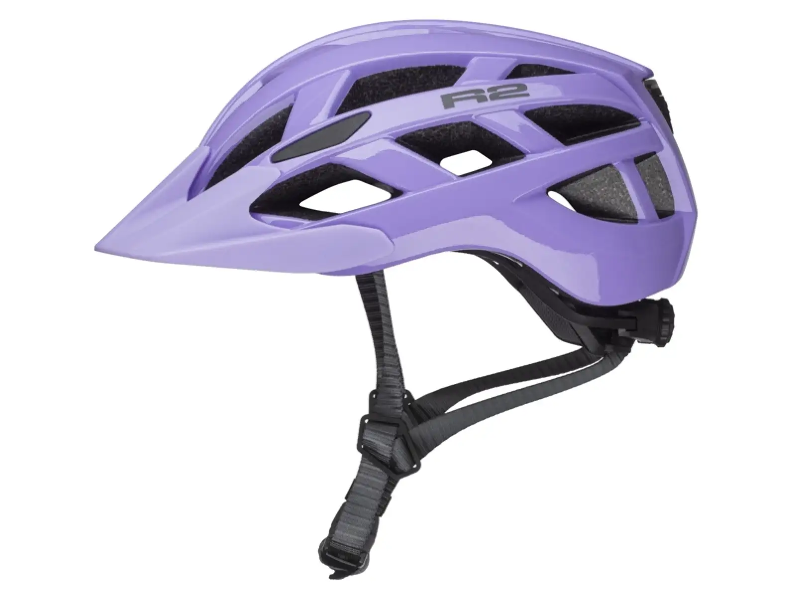 R2 Lumen Junior dziecięcy kask lawendowy