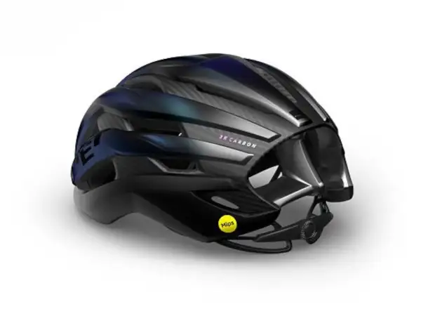 MET Trenta 3K Carbon MIPS kask Blue Iridescent/Matt