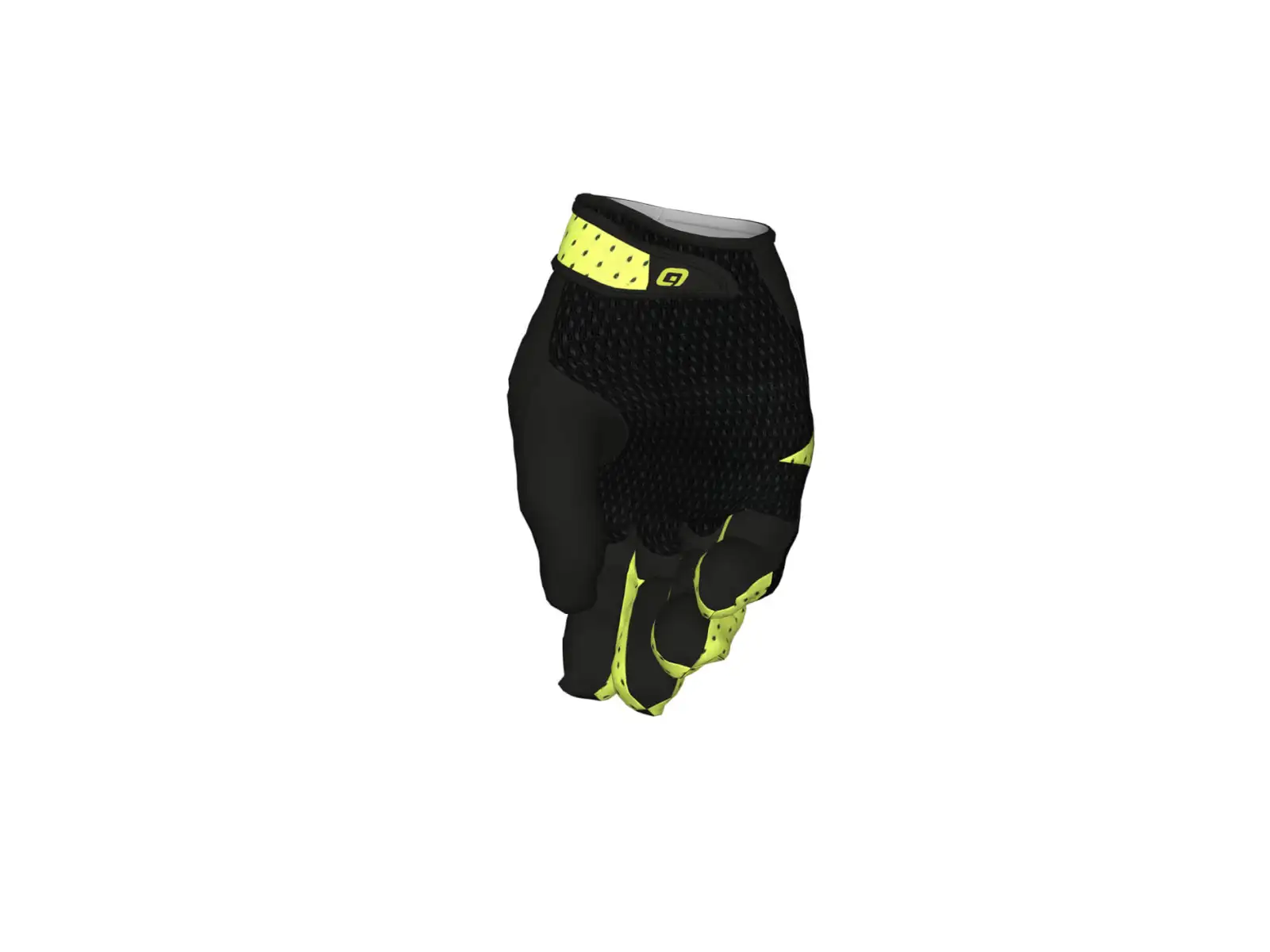 Alé Fango MTB rękawice Black/Fluo Yellow