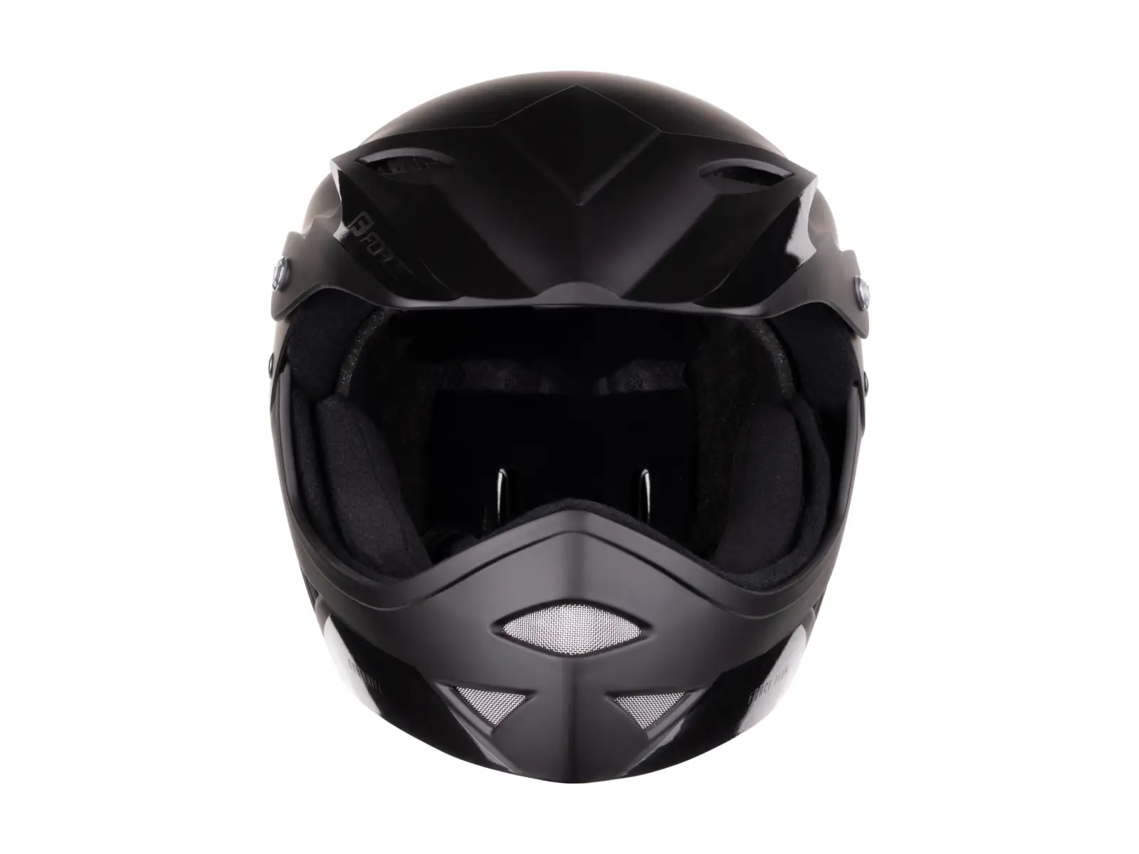 Force Downhill Junior kask czarny matowy
