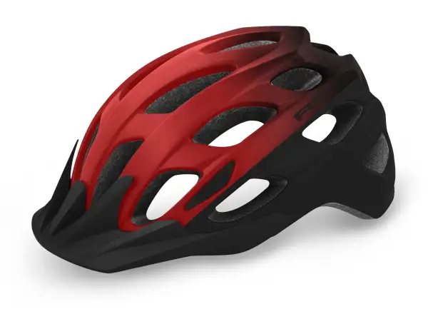 R2 Cliff kask rowerowy czerwona