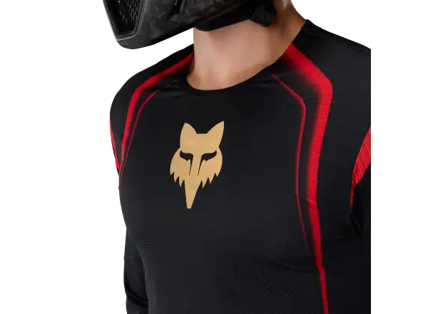 Fox Flexair Ls Jersey Goldstone Se męska koszulka Black
