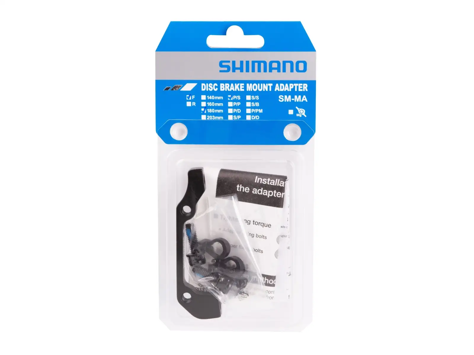 Shimano adapter z PM na IS przedni 180mm tylny 160mm