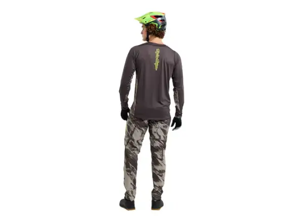 Troy Lee Designs Skyline Elemental męska koszulka z długim rękawem Dark Earth