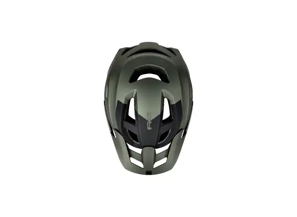 R2 Terraform kask rowerowy ciemny oliwkowy/czarny