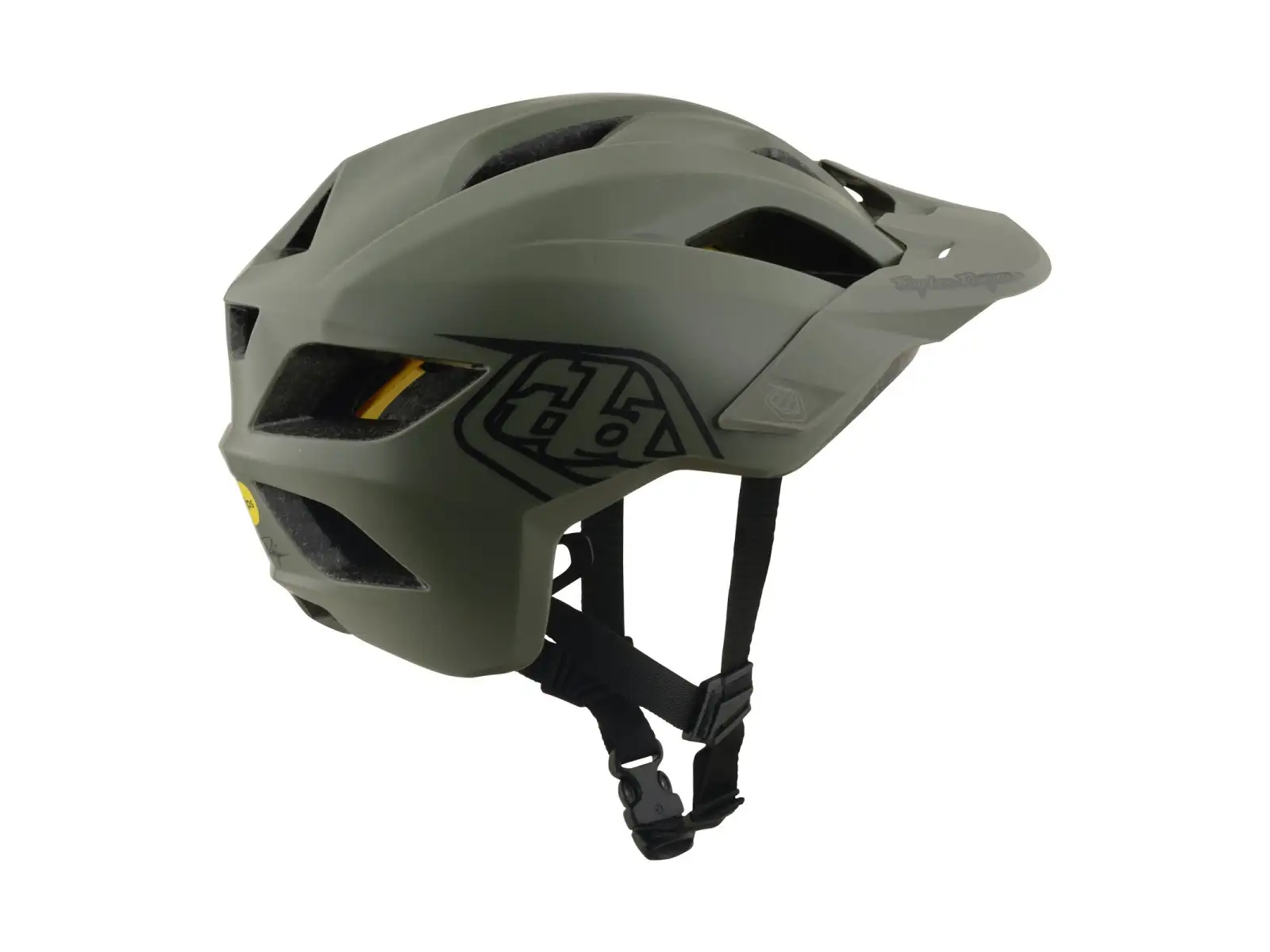 Troy Lee Designs Youth Flowline MIPS kask dziecięcy Point Army/Phantom