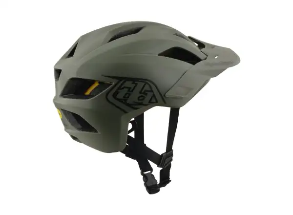Troy Lee Designs Youth Flowline MIPS kask dziecięcy Point Army/Phantom