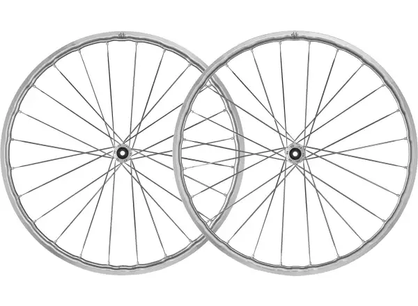 Mavic Ksyrium SL Heritage disc CL zaplecione koła bębenek Shimano HG11 srebrna