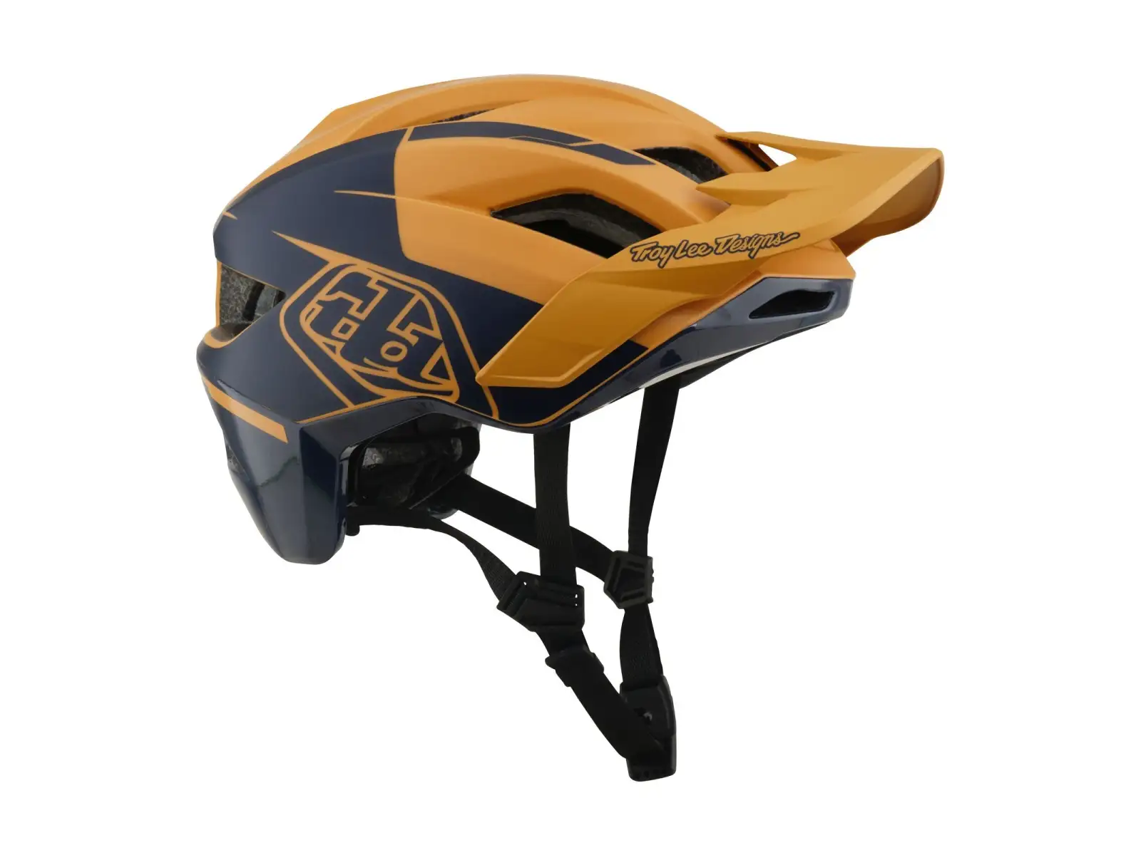 Troy Lee Designs Flowline SE MIPS kask Hydro Mustard / Black Iris