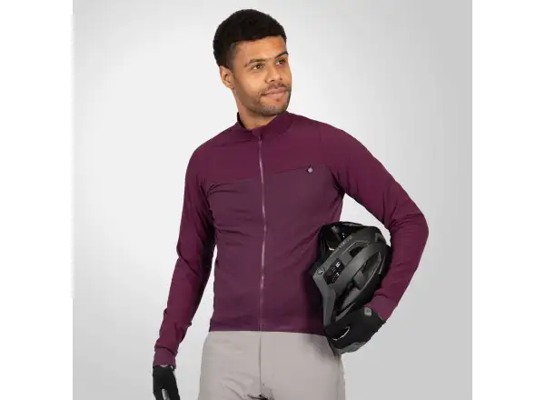 Endura GV500 męska koszulka długi rękaw Lilac