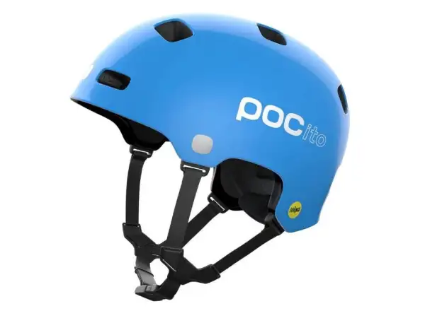 POC POCito Crane MIPS dziecięcy kask Fluorescent Blue