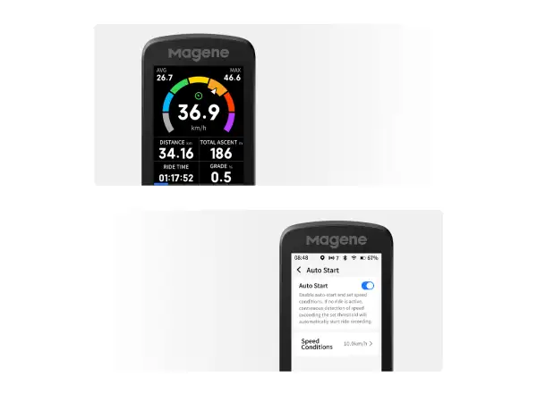 Magene C606 V2 GPS komputer rowerowy