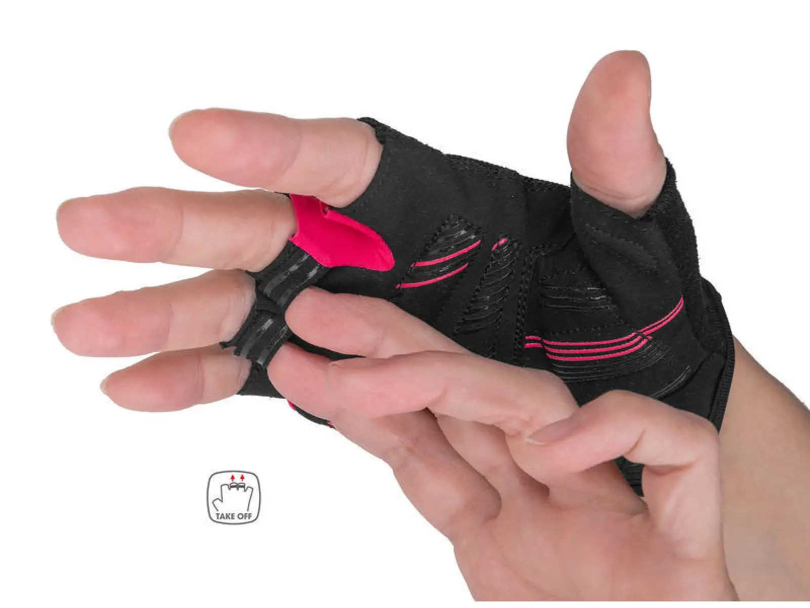 Etape Betty 2.0 damskie rękawice czarna/różowa