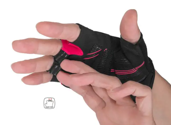 Etape Betty 2.0 damskie rękawice czarna/różowa