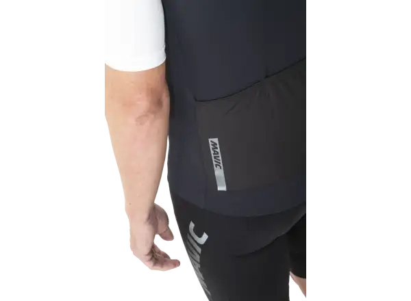 Mavic Essential męska koszulka z krótkim rękawem Black/White
