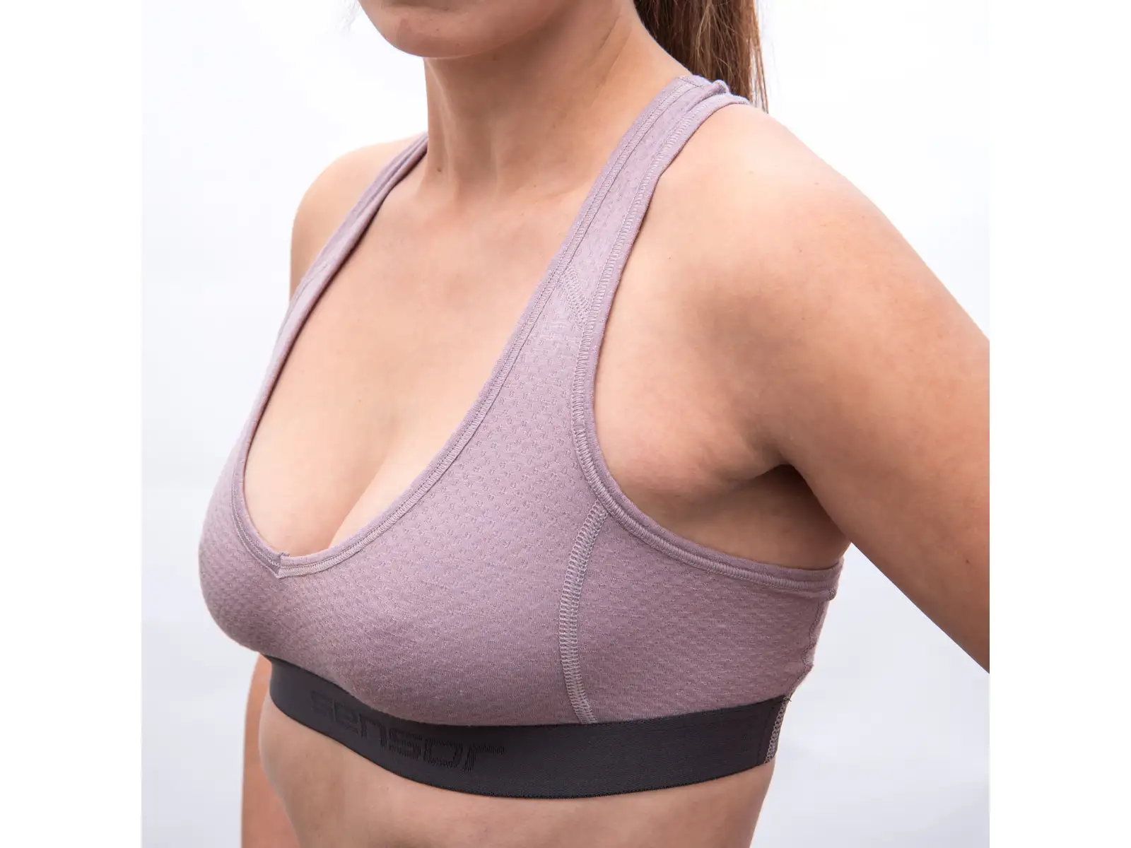 Sensor Merino DF damski biustonosz Mystic Violet