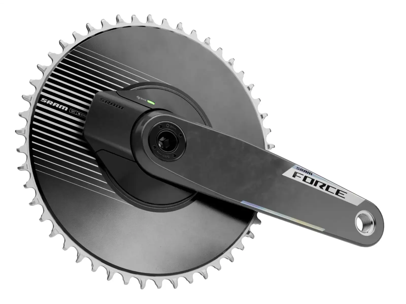 Sram Force E1 Aero DUB korby z miernikiem mocy i zębatką 50 zębów 172,5 mm