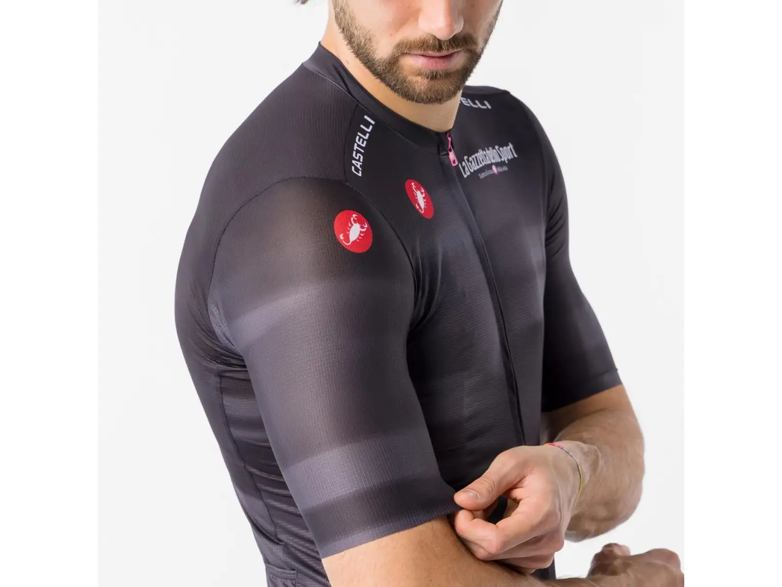 Castelli Giro109 Competizione 4 męska koszulka krótki rękaw Nero