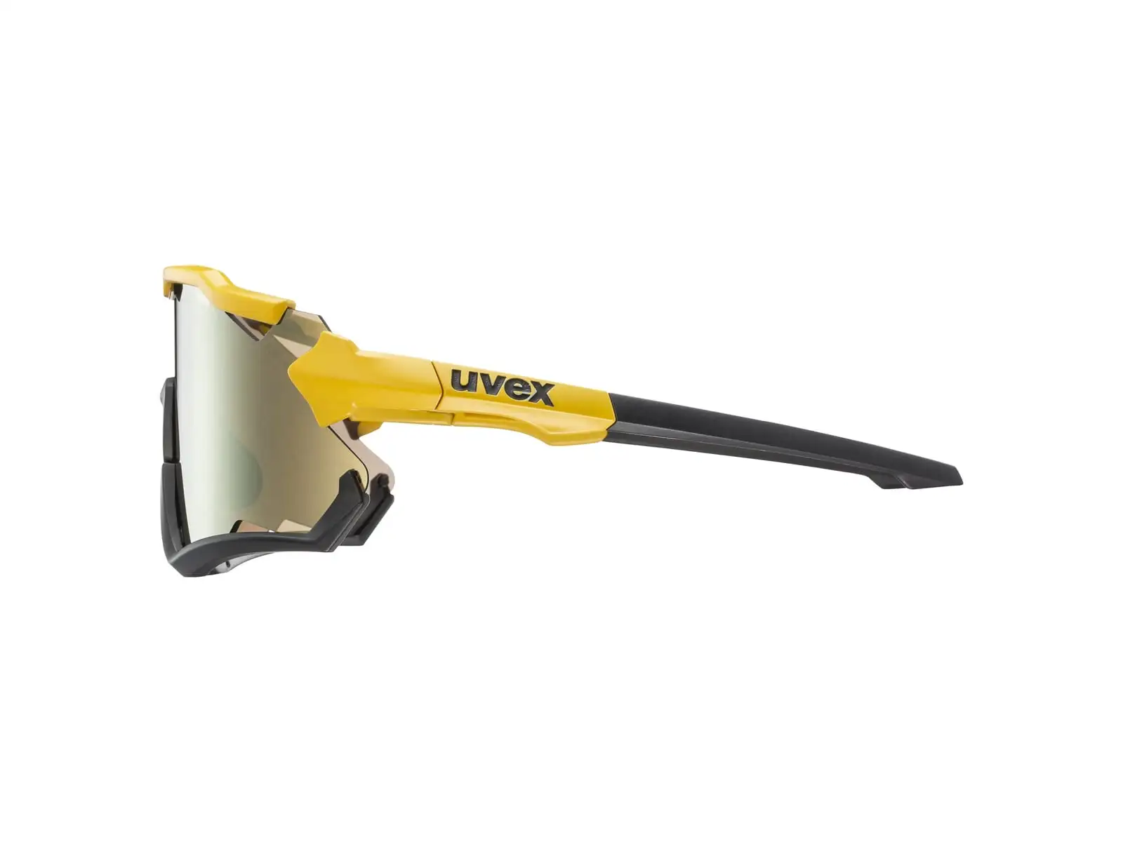Uvex Sportstyle 228 okulary rowerowe Sunbee Black Mat/Mirror Yellow