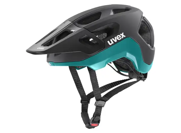 Uvex React kask Black/Teal Matt