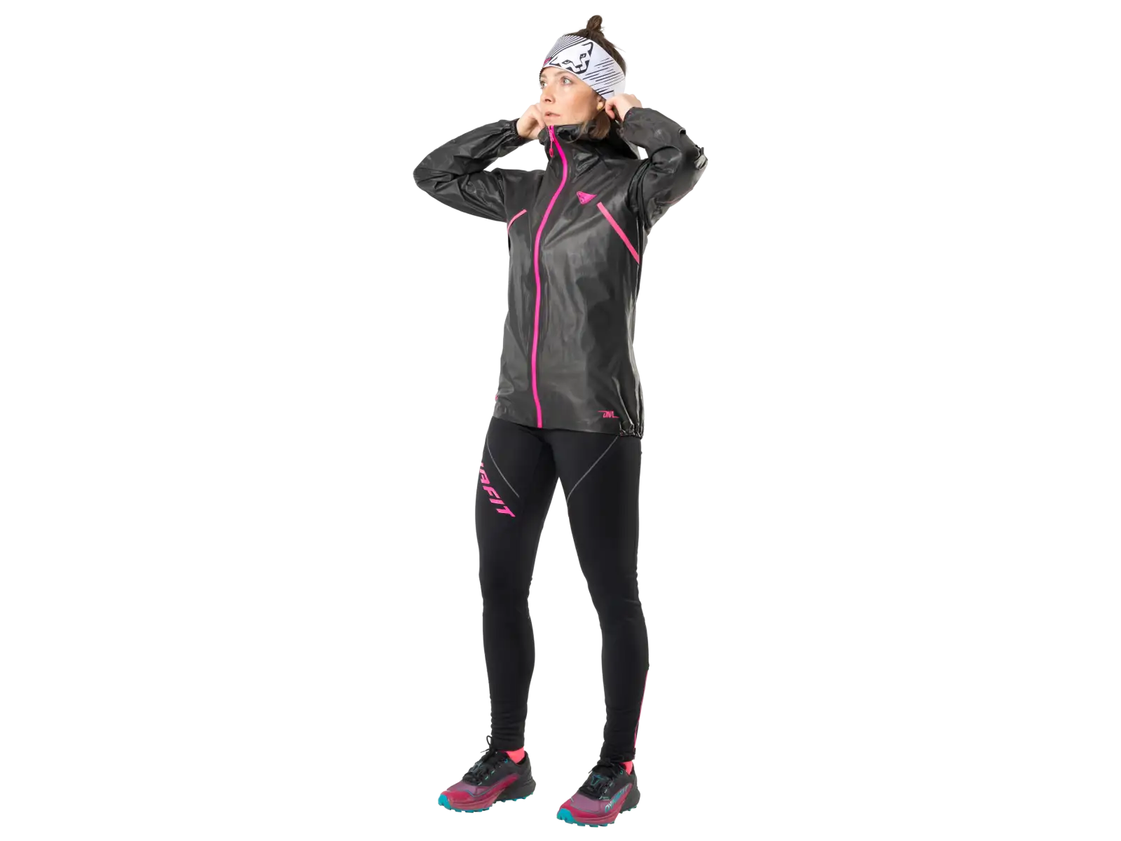 Dynafit Winter damskie legginsy do biegania Black Out