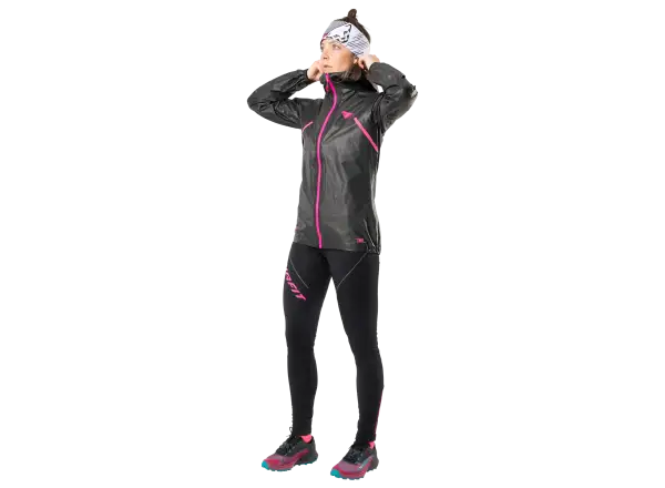 Dynafit Winter damskie legginsy do biegania Black Out