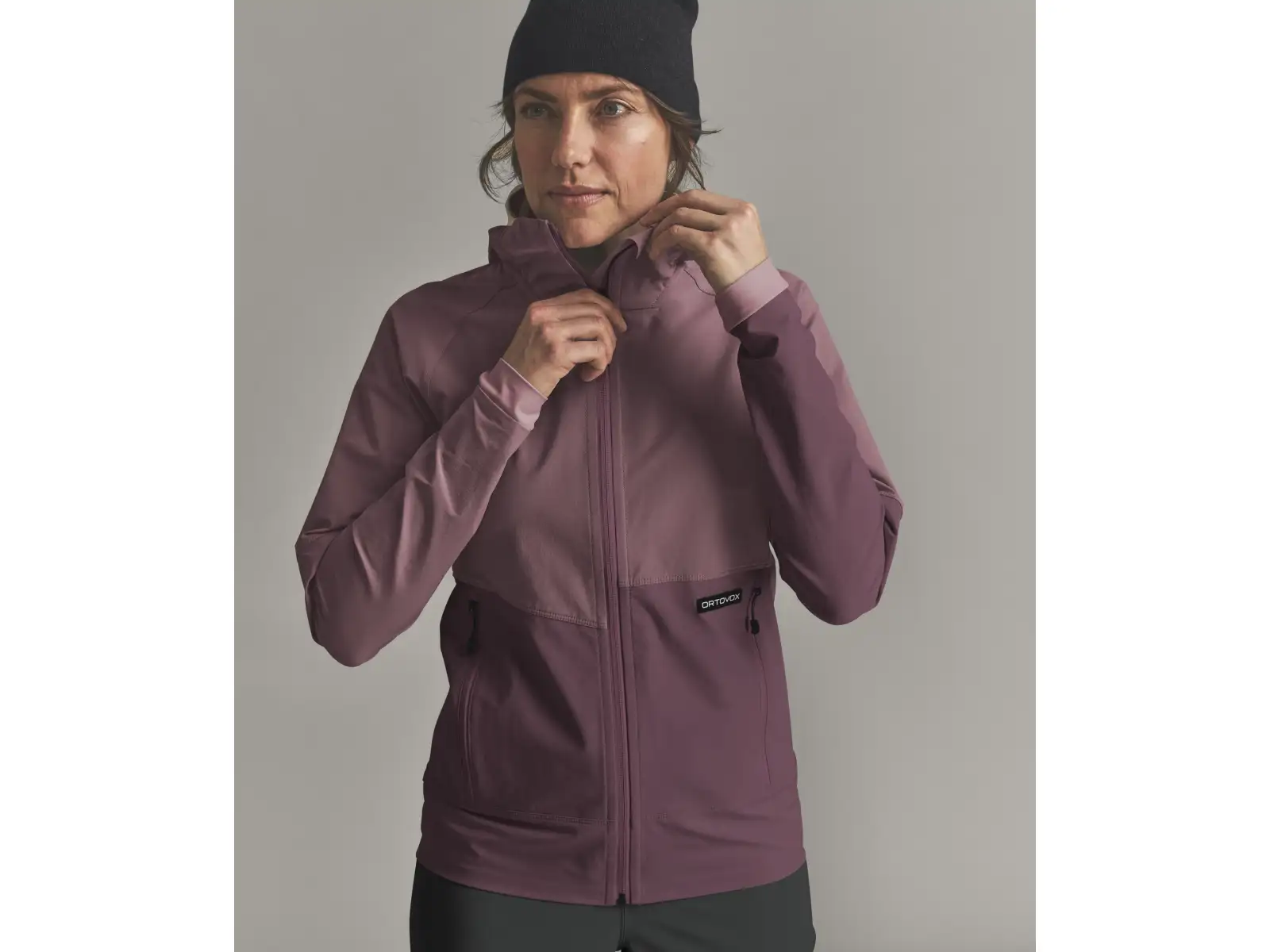 Ortovox Venet Softshell Hooded Jacket damska kurtka softshellowa z kapturem Dusk Rose