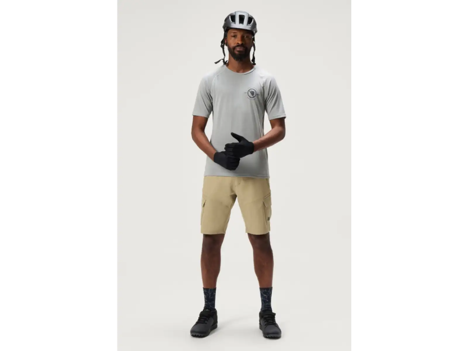 Endura Loop męska koszulka krótki rękaw Dreich Grey