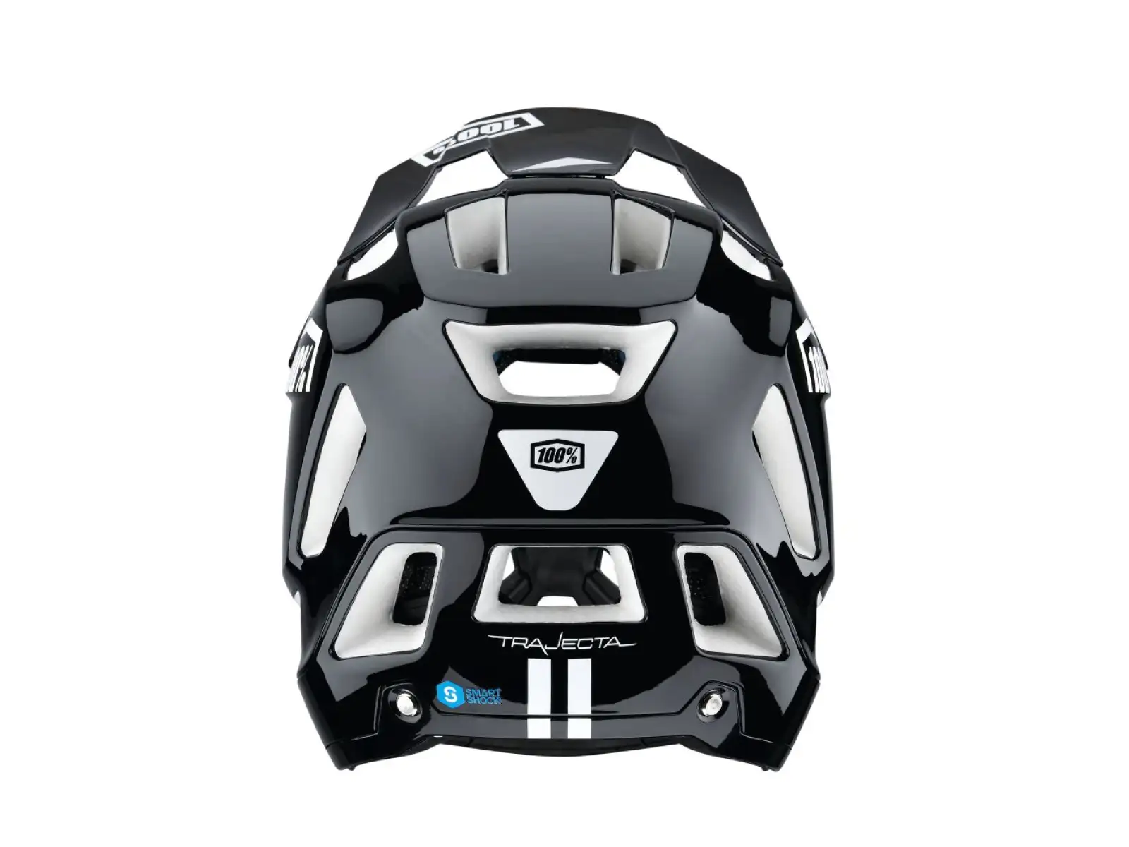 100% Trajecta w/Fidlock kask Black/White