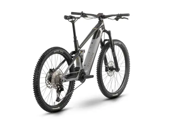 Raymon Tarok pełne zawieszenie rower elektryczny Grey sparkle/Carbon/Citron