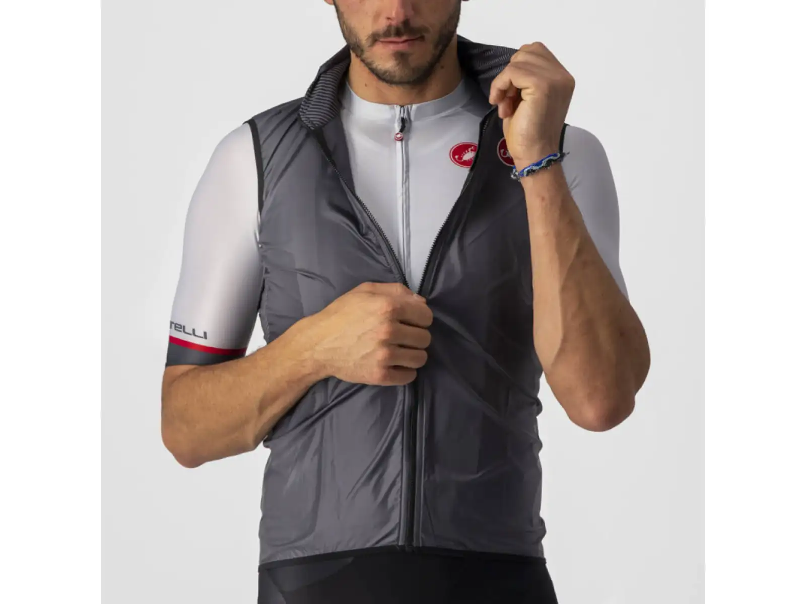 Castelli Aria męska kamizelka Dark Grey