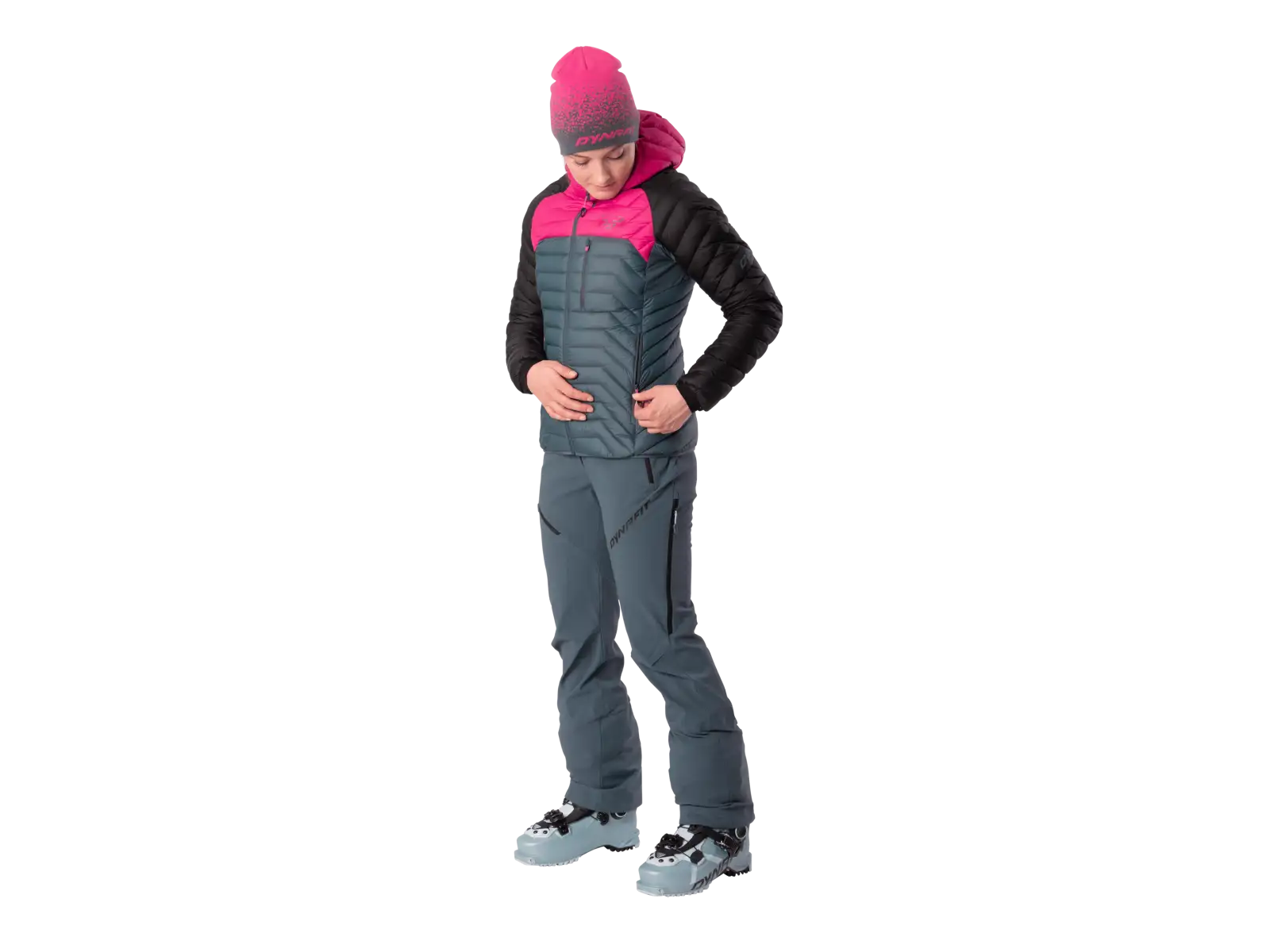 Dynafit Radical Down Hooded damska Kurtka Black Out/6550/0720