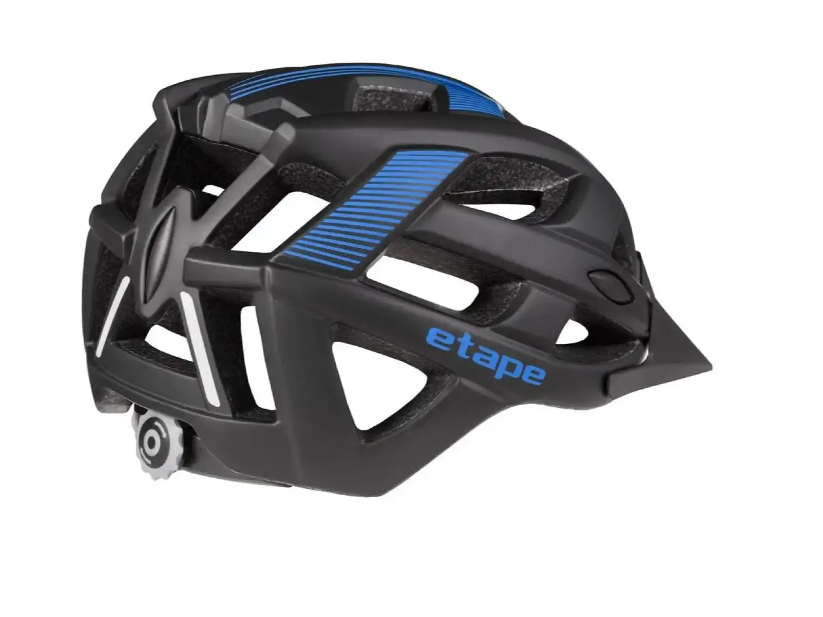 Etape Escape kask rowerowy czarny/niebieski matowy