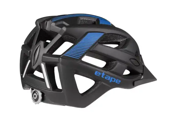 Etape Escape kask rowerowy czarny/niebieski matowy