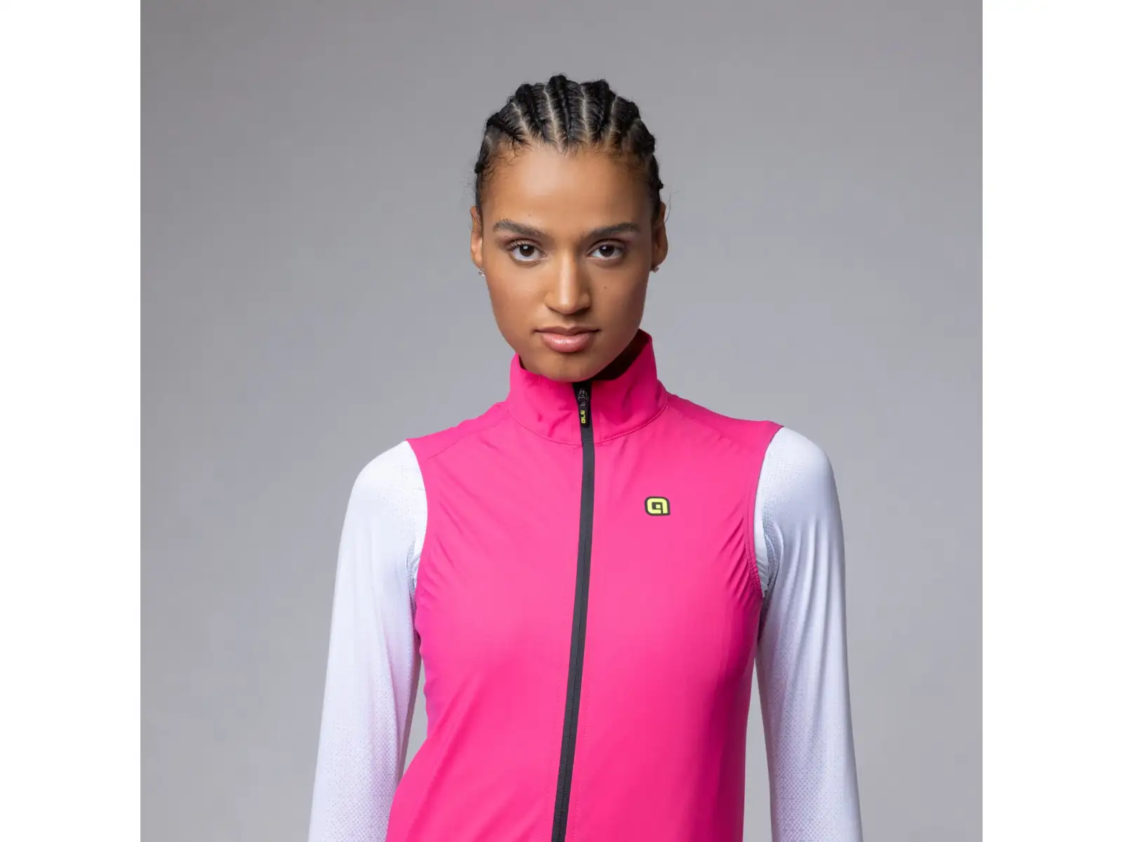 Alé Klimatik Guscio Racing 2.0 damska kamizelka kolarska Fuchsia