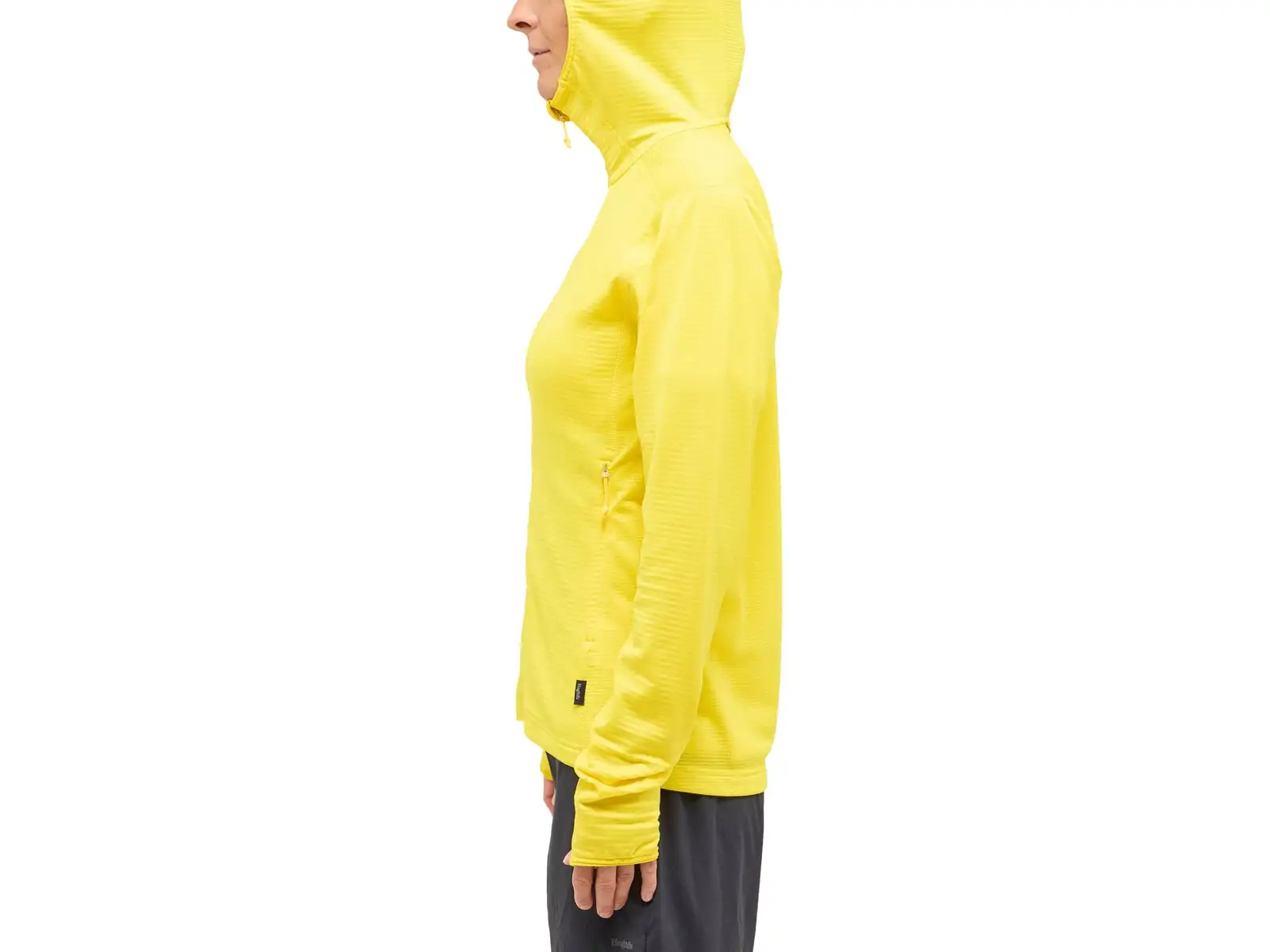 Haglöfs L.I.M Mid Multi Hood damska bluza z kapturem żółta