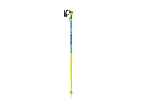 Leki Spitfire Lite S dziecięce kijki zjazdowe neon yellow/blue/white