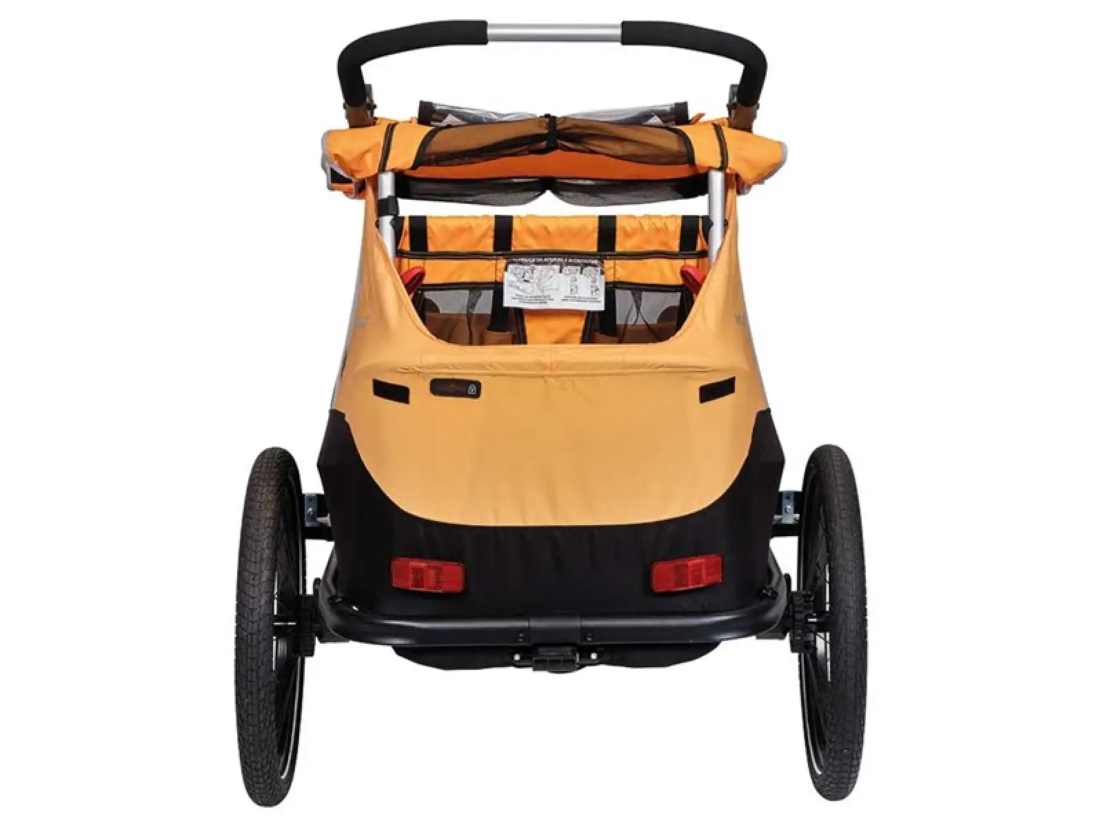 XLC DUOs BS-C10 dwumiejscowa przyczepka 20" Marigold/Anthrazit