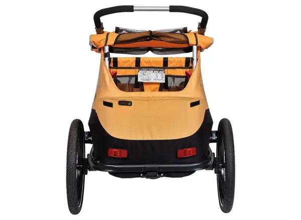 XLC DUOs BS-C10 dwumiejscowa przyczepka 20" Marigold/Anthrazit
