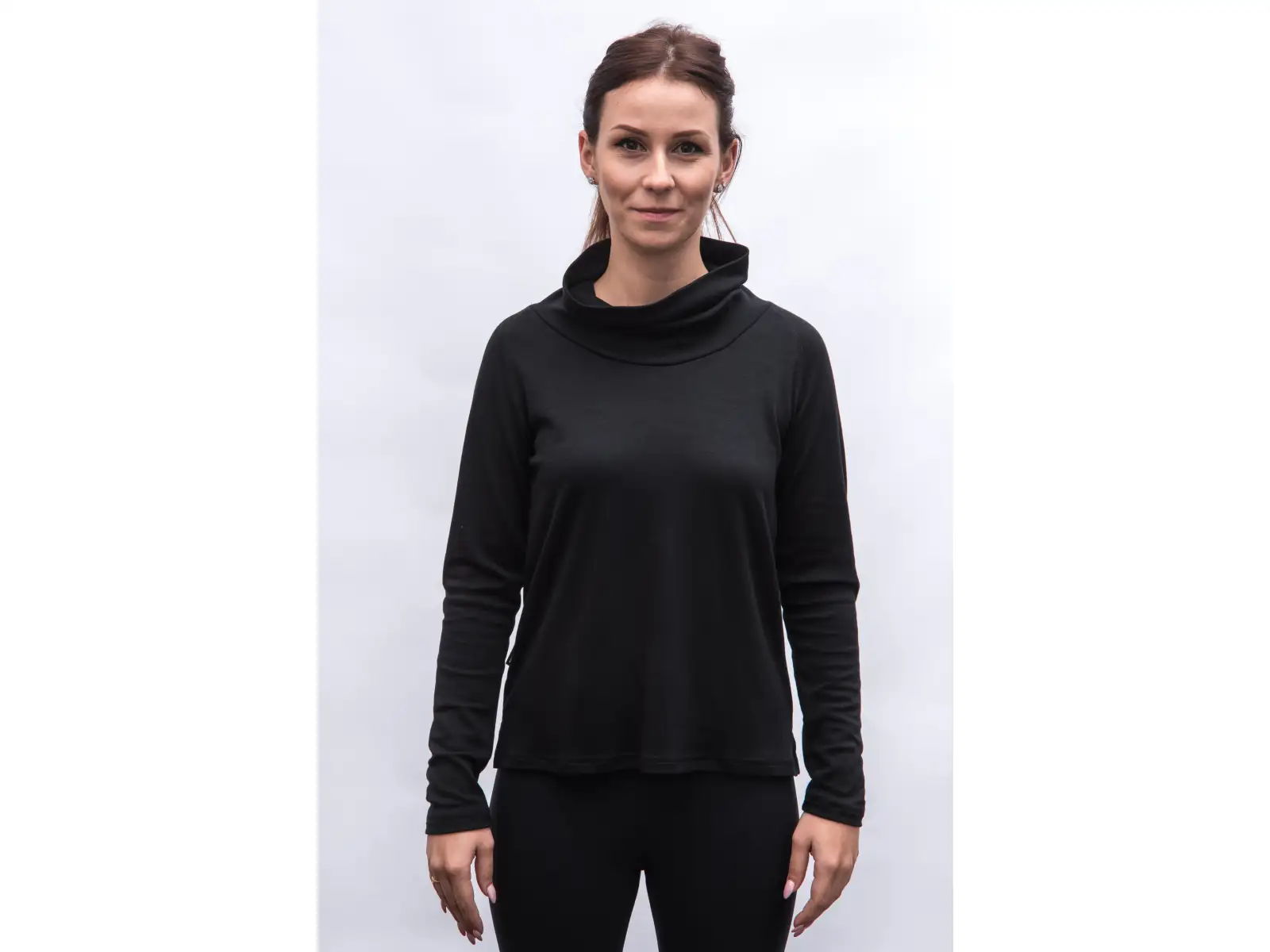 Sensor Merino Blend damski golf czarna