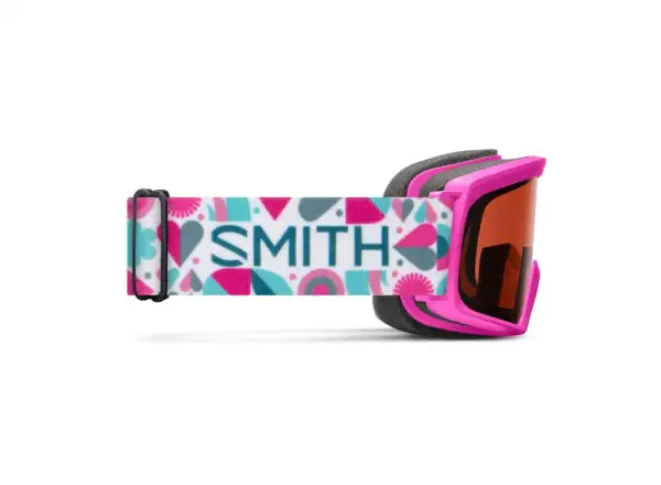 Smith Rascal dziecięce gogle narciarskie Vivid Pink Hearts / RC36