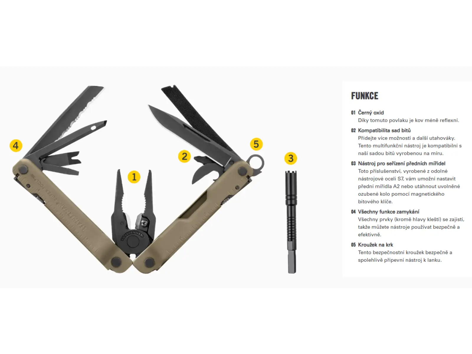 Leatherman Super Tool 300M multitool Coyote Tan