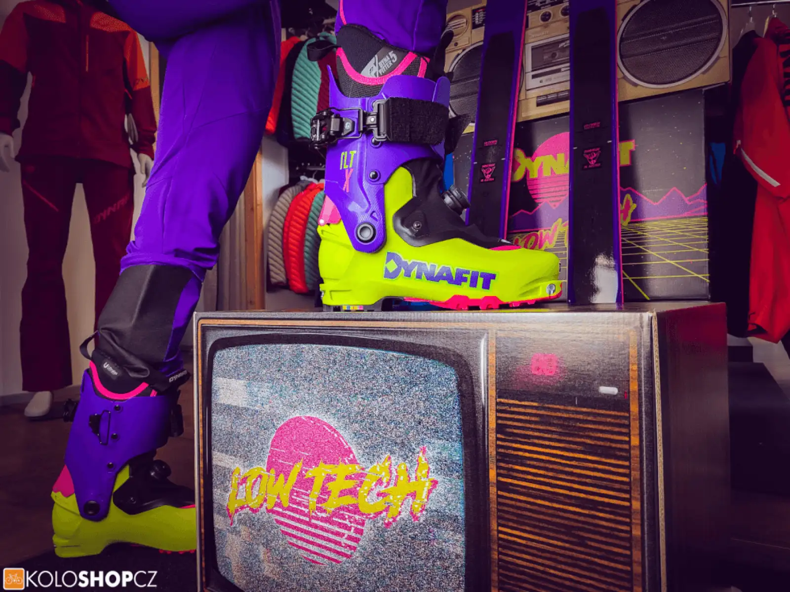 Dynafit Low Tech Boot buty skiturowe Cactus Purple Haze