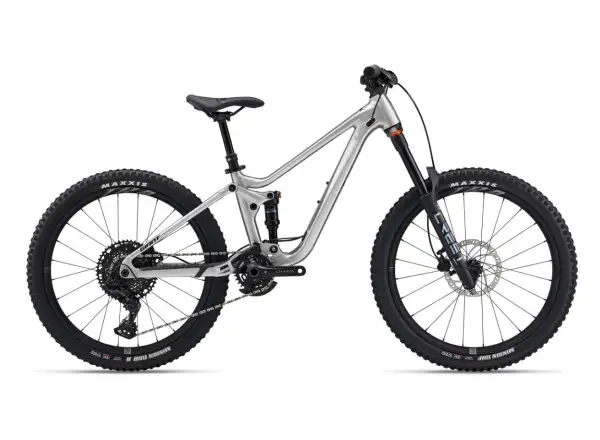 Giant Faith 24 dziecięcy rower fullsuspension Raw Aluminium