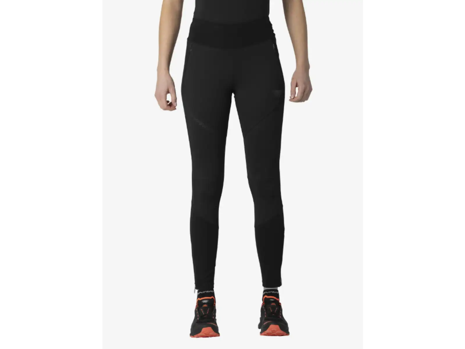Dynafit Alpine Softshell Hybrid damskie spodnie do biegania Black Out
