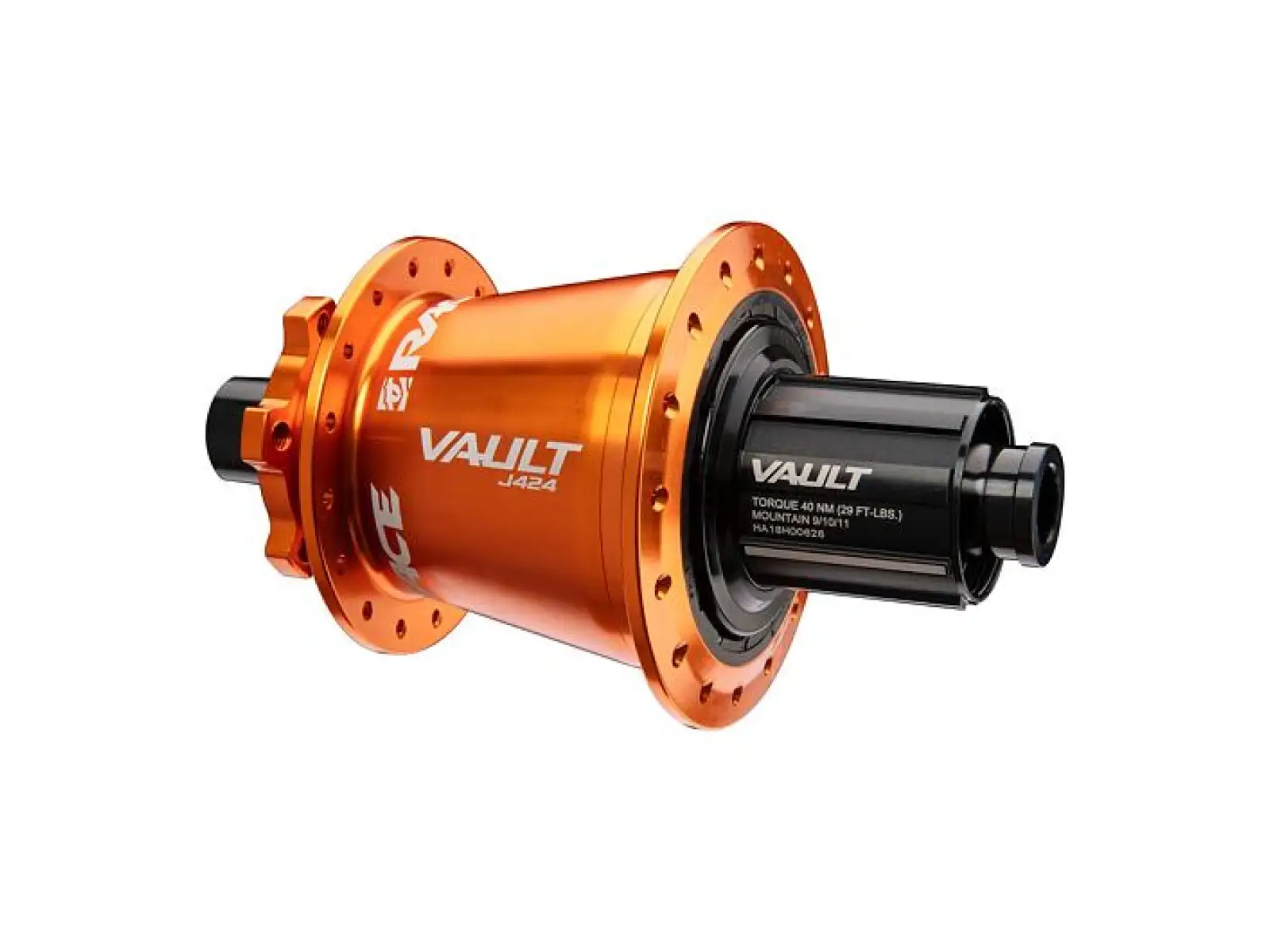 Race Face Vault Boost 424J tylna piasta 12x148 mm Sram XD 32 otworów pomarańczowa
